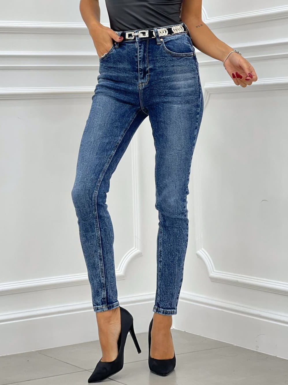 JEANS SKINNY 5 TASCHE