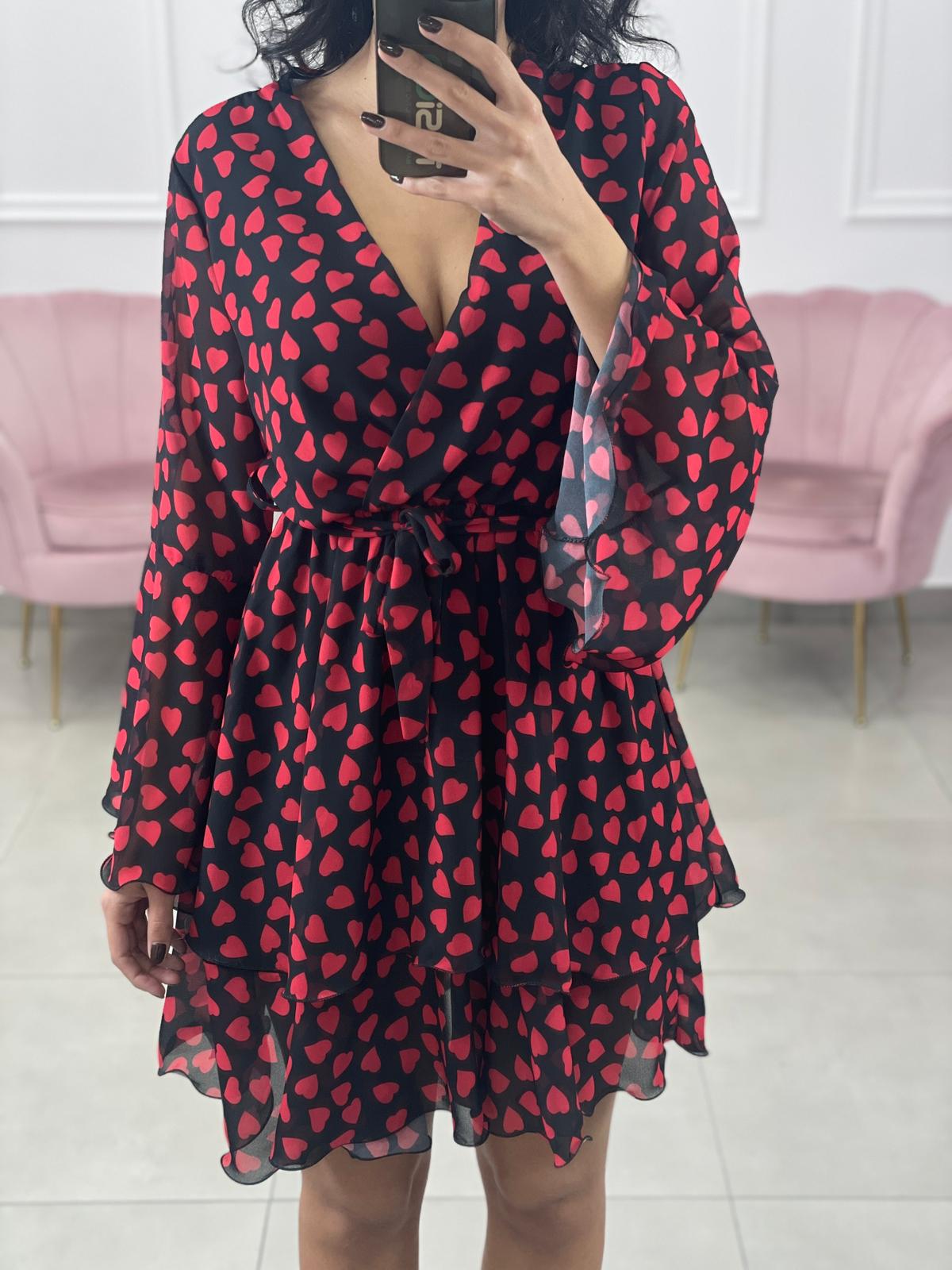 VESTITINO GEORGETTE FANTASIA CUORI