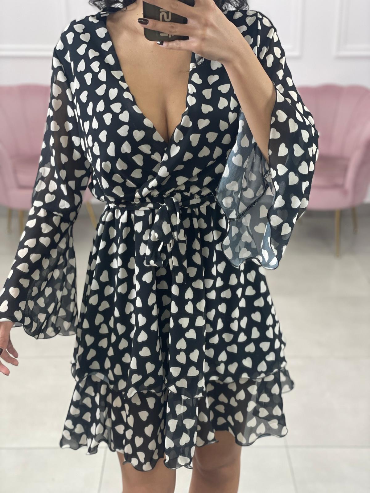 VESTITINO GEORGETTE FANTASIA CUORI