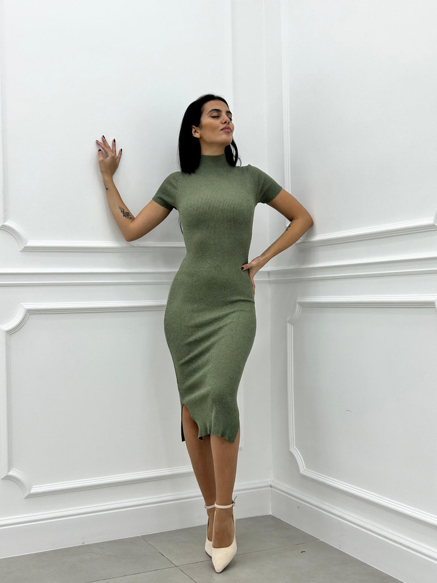 VESTITO COSTINA MEZZO COLLO