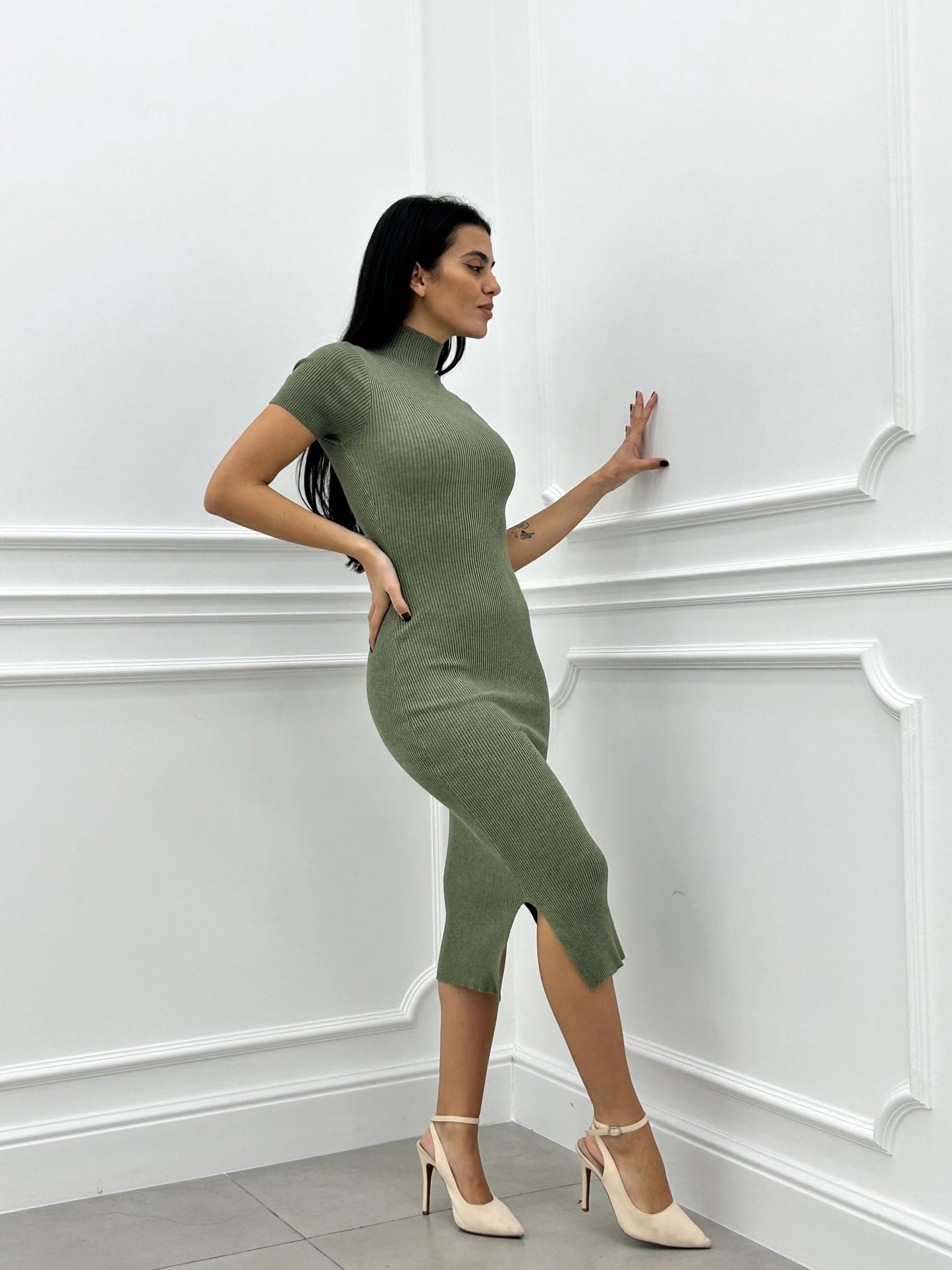 VESTITO COSTINA MEZZO COLLO