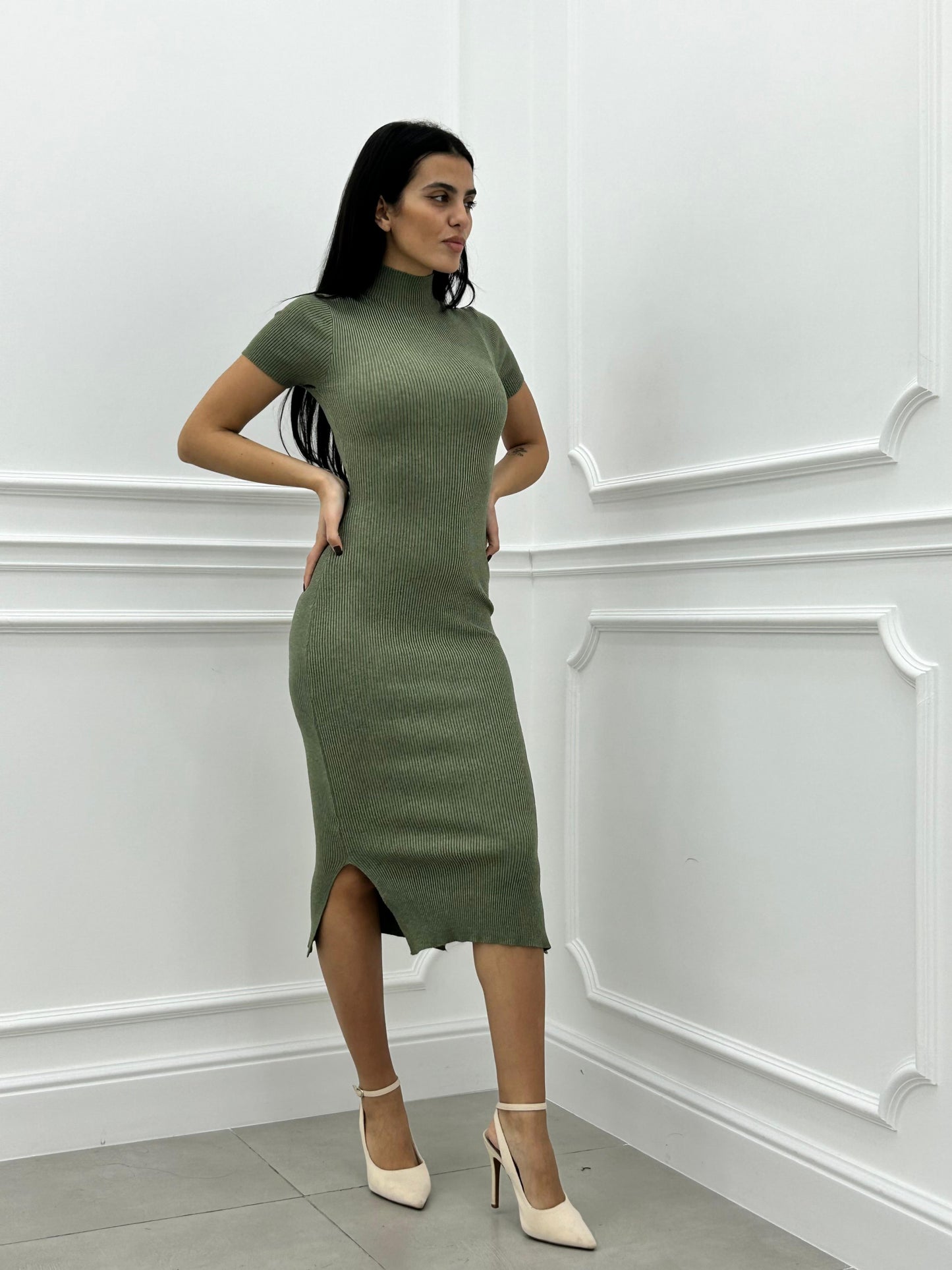 VESTITO COSTINA MEZZO COLLO