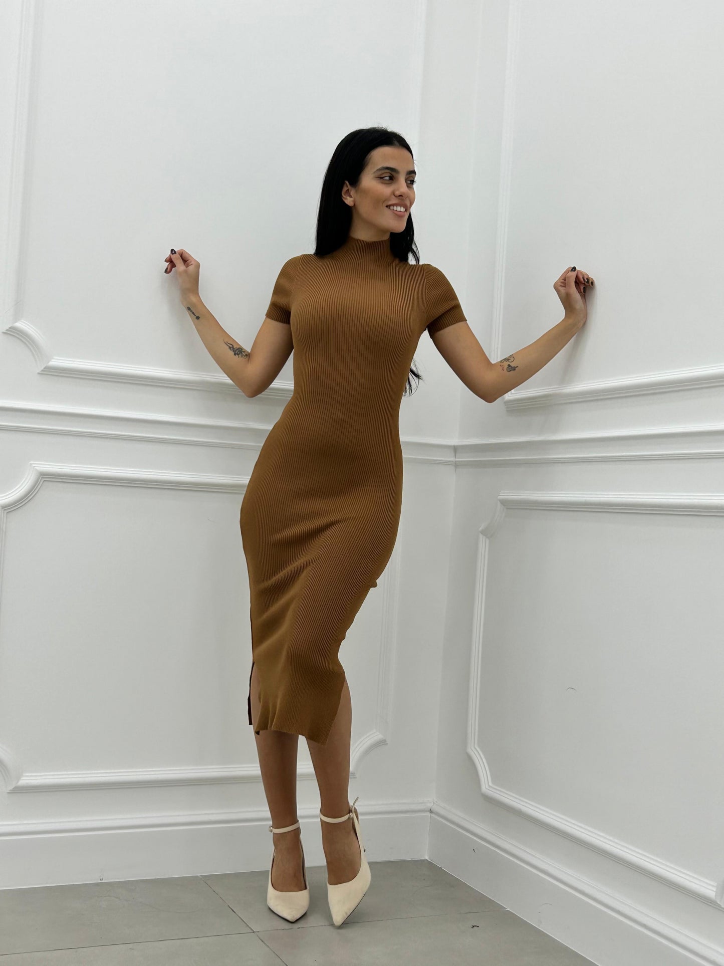VESTITO COSTINA MEZZO COLLO