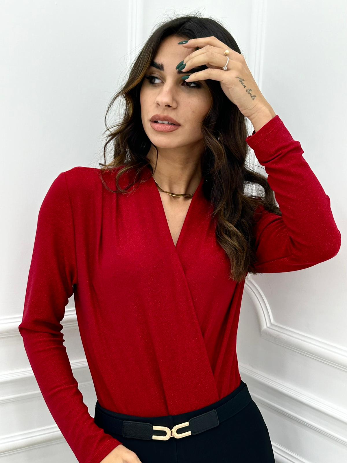 BODY LUREX INCROCIATO