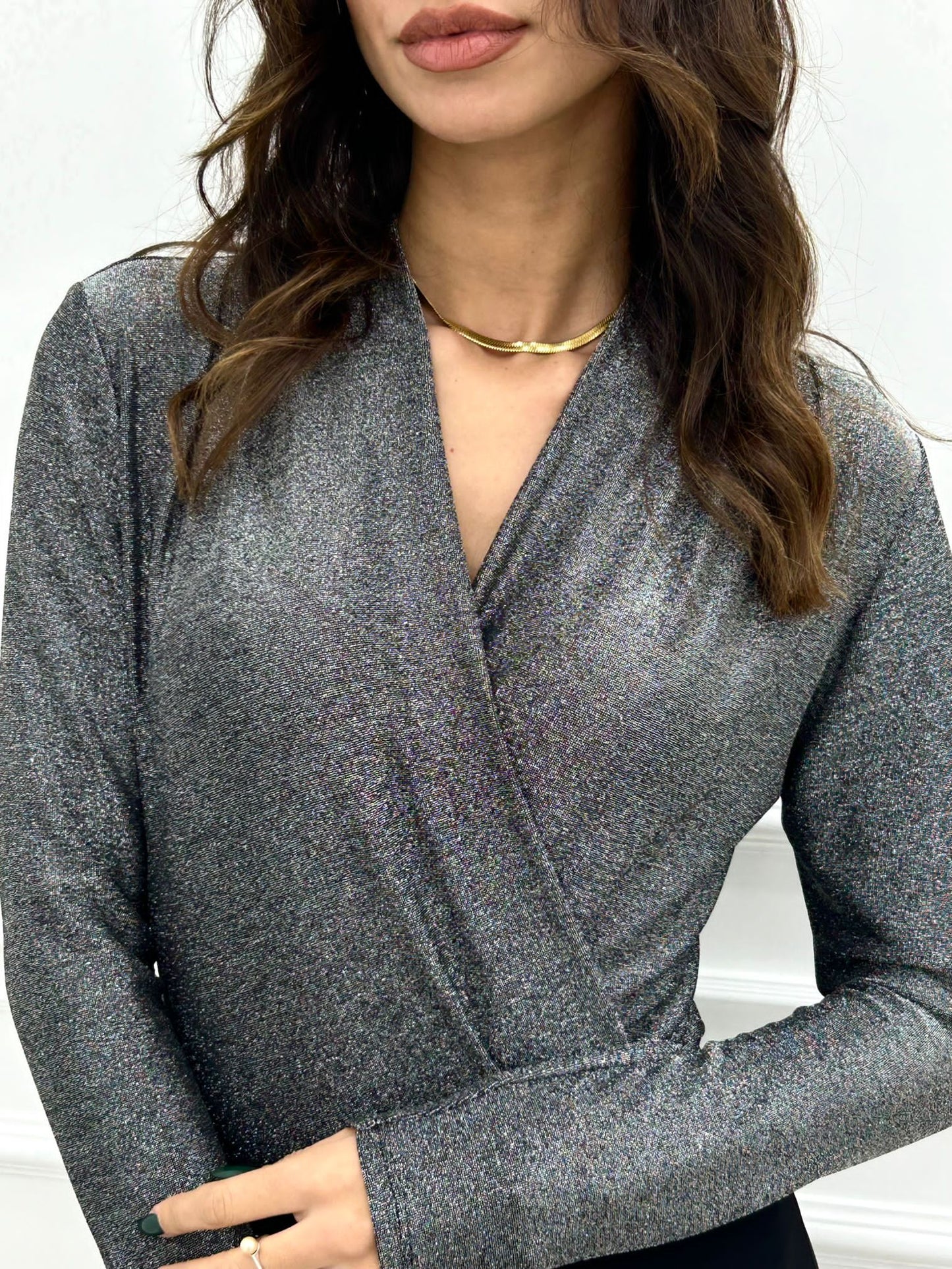 BODY LUREX INCROCIATO
