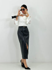 GONNA NOIR SLIT NEW P/E26