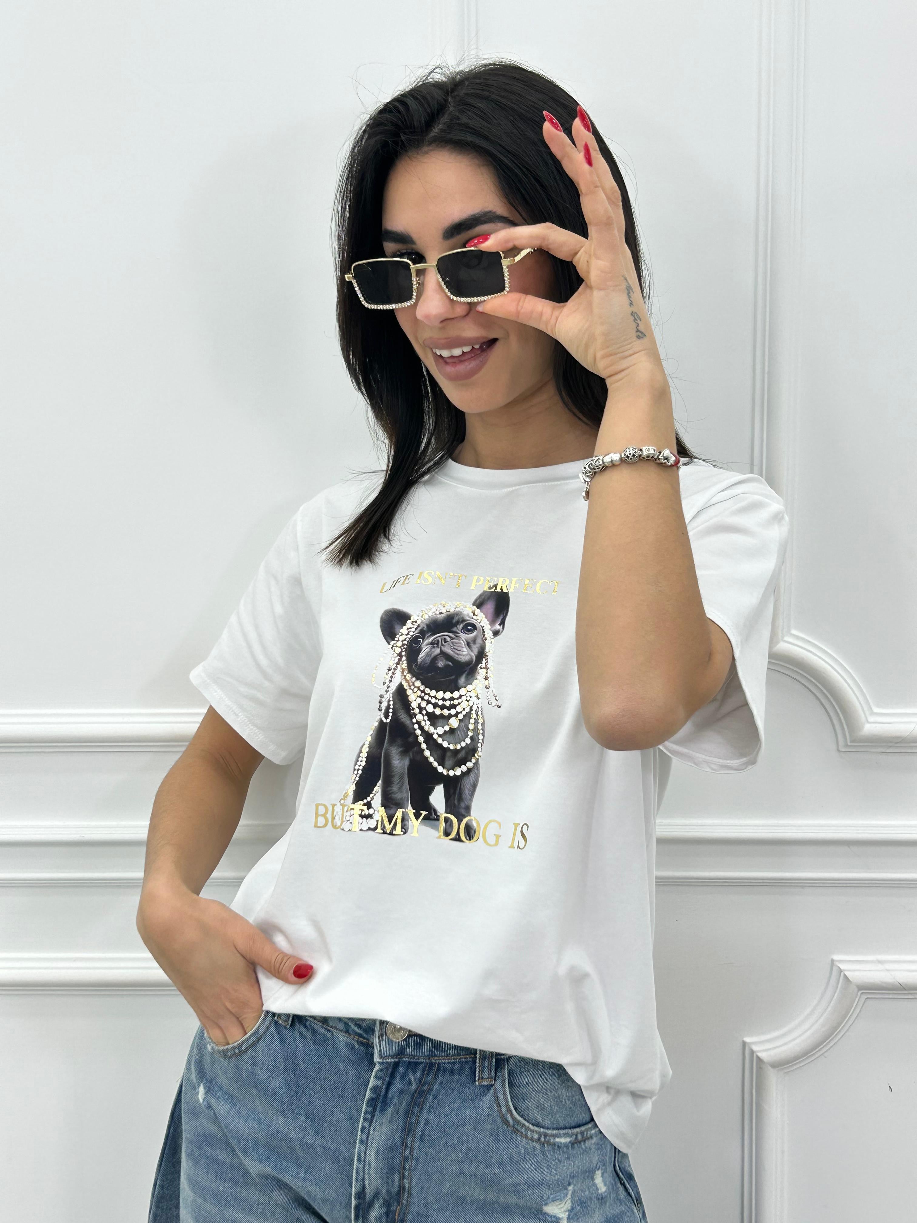 T-SHIRT DOG LIFE NEW PE/26