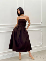 DRESS FASCIA CON CINTURA E TASCHE  NEW SS25