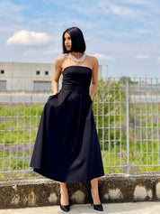 DRESS FASCIA CON CINTURA E TASCHE  NEW SS25