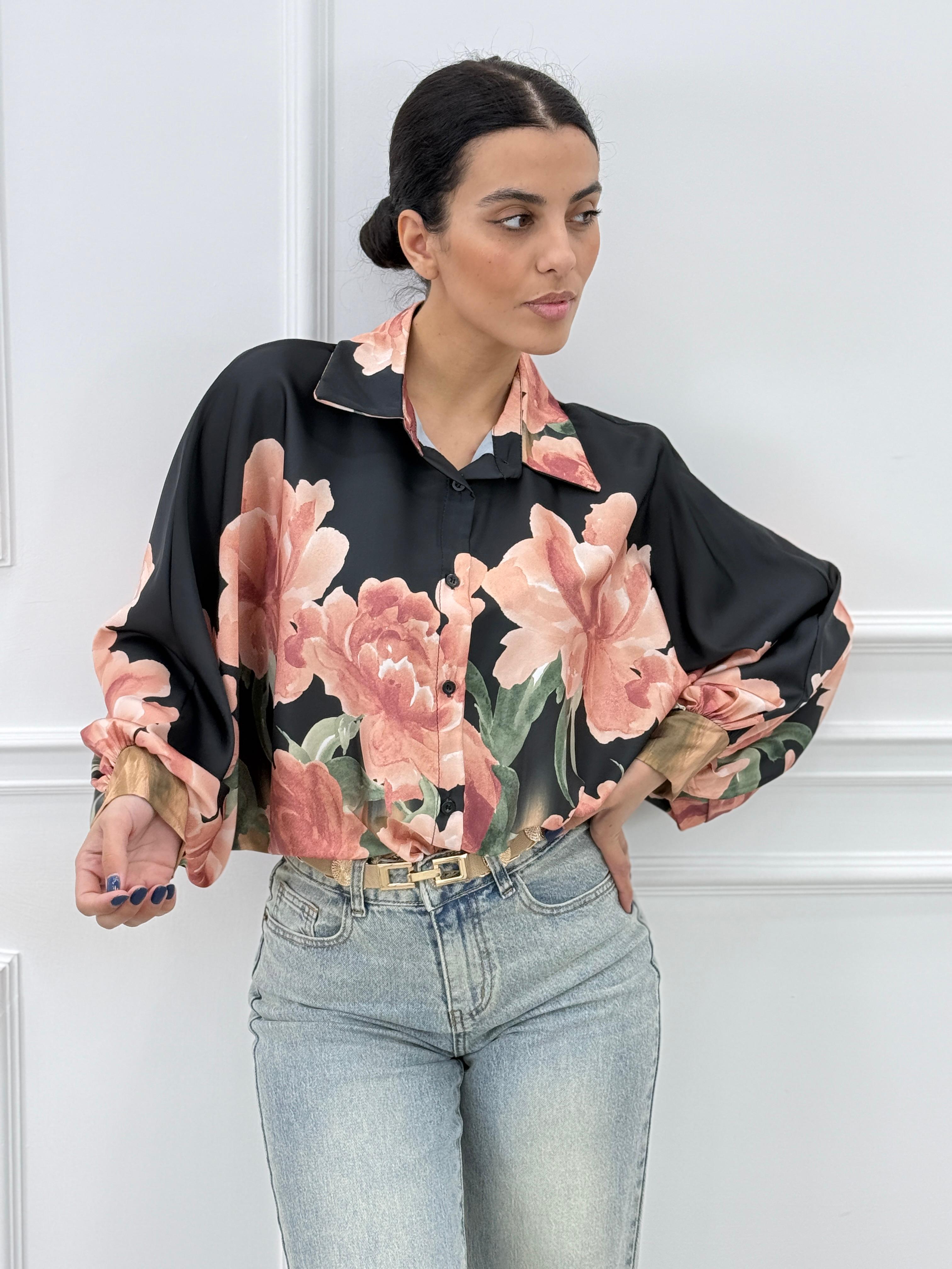 CAMICIA RASO FANTASIA NEW SS25