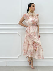 ABITO LUNGO FANTASIA FLOREALE NEW SS25
