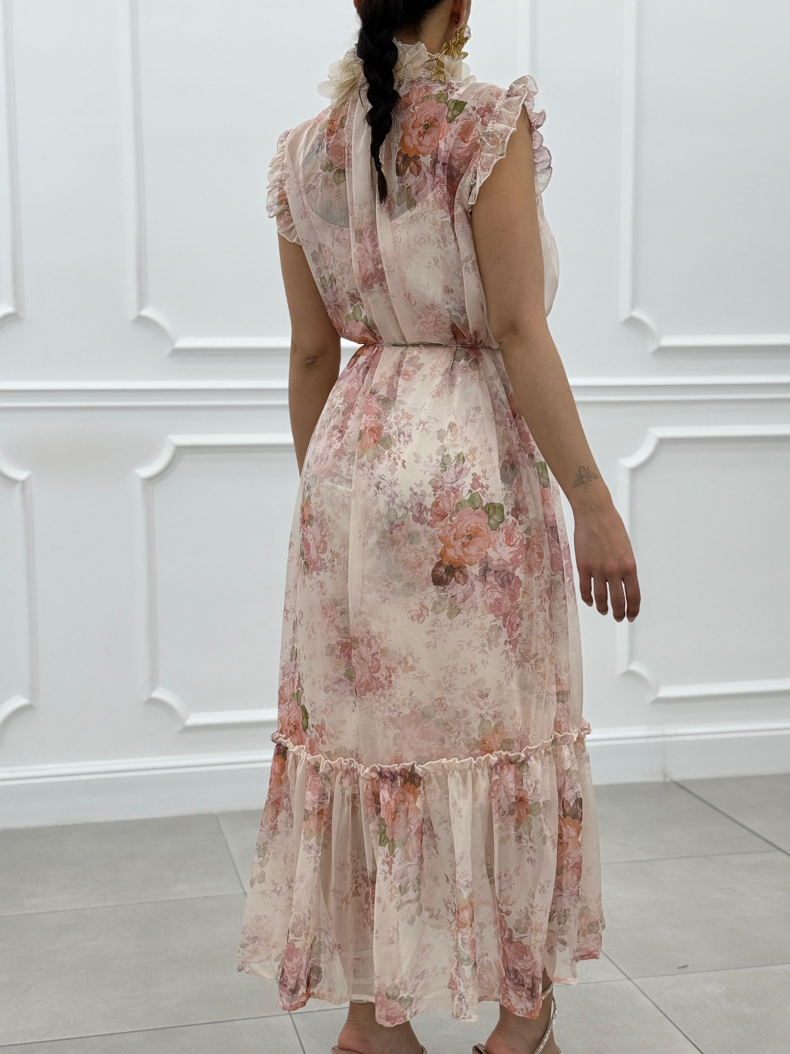 ABITO LUNGO FANTASIA FLOREALE NEW SS25