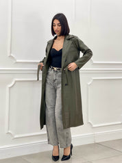 TRENCH ECOPELLE DOPPIO PETTO NEW SS25