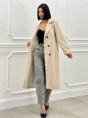 TRENCH ECOPELLE DOPPIO PETTO NEW SS25