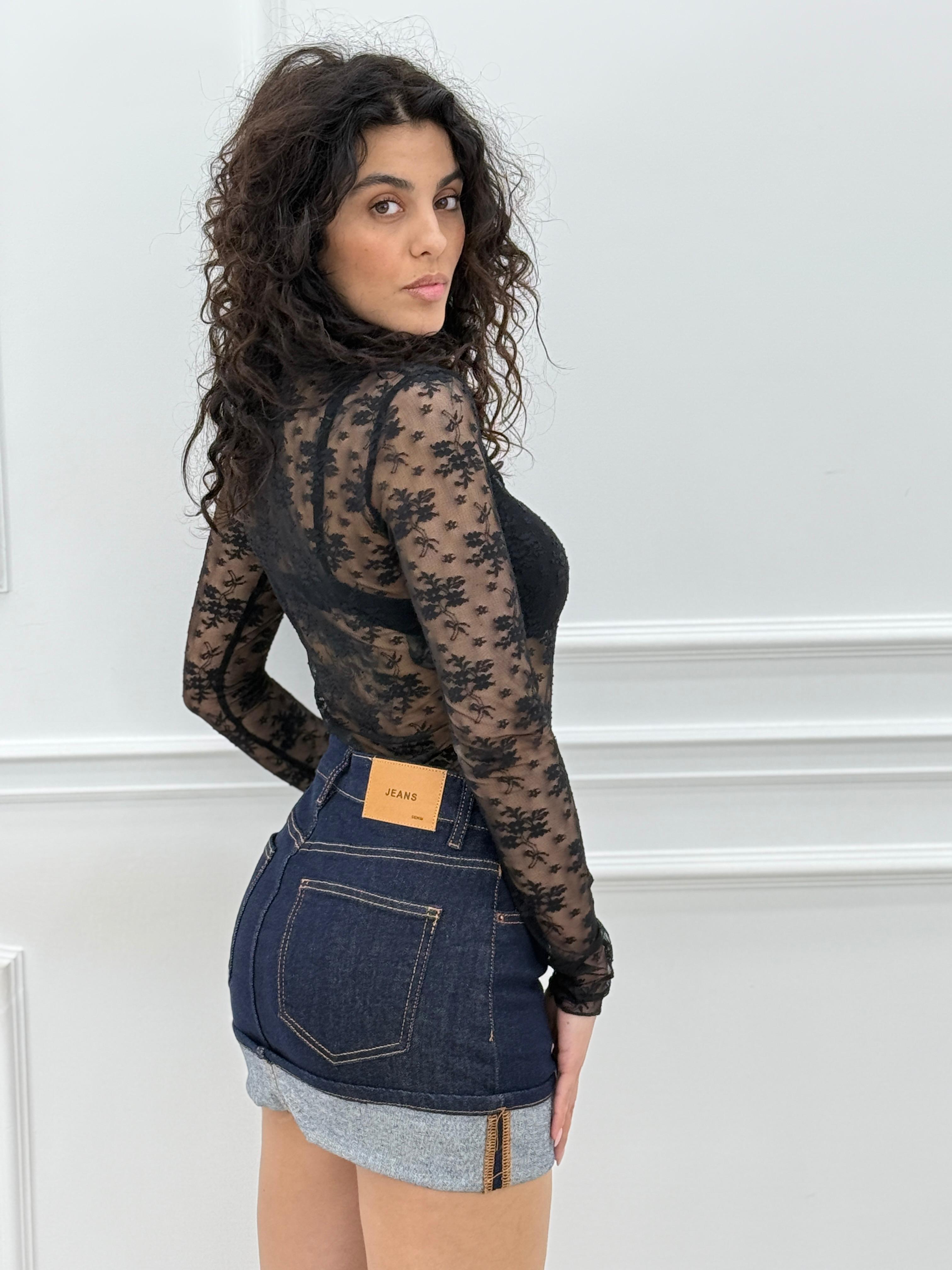 GONNA DENIM CON RISVOLTO NEW SS25
