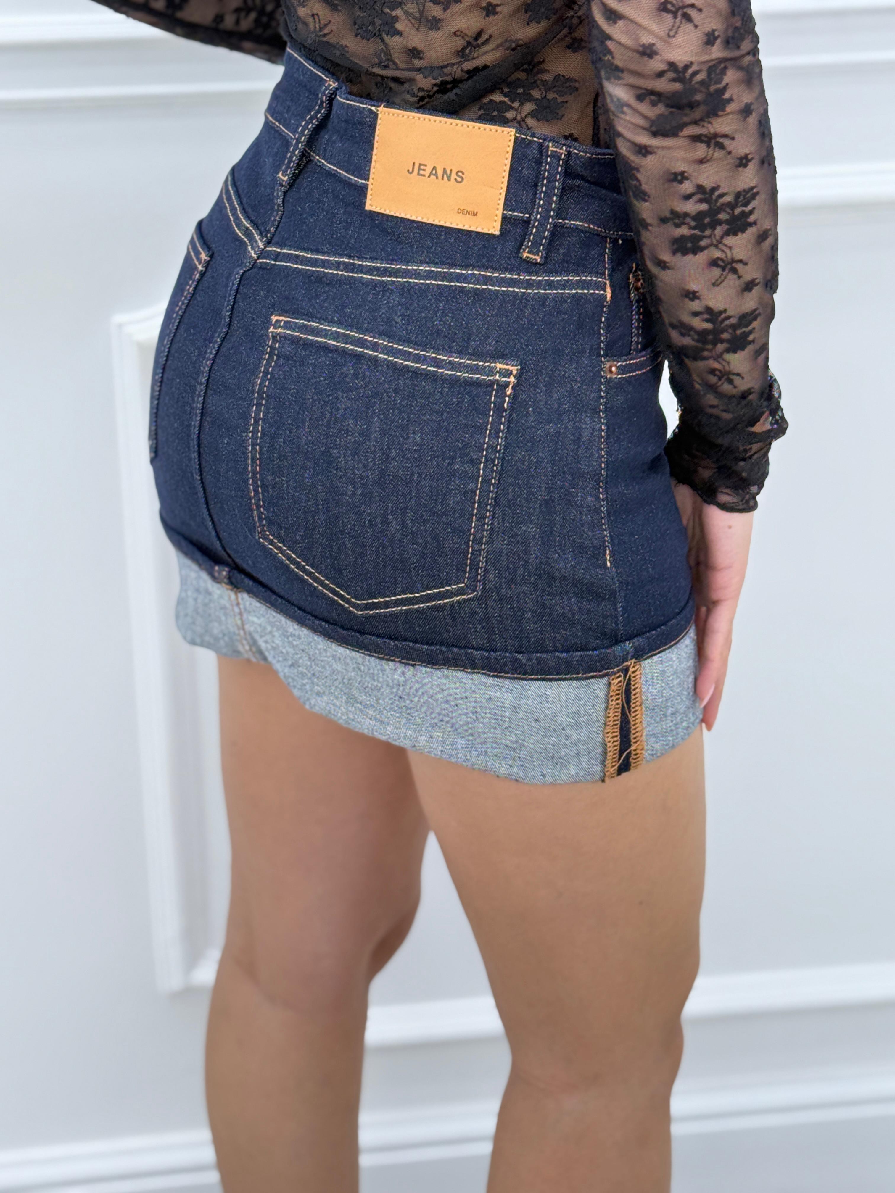 GONNA DENIM CON RISVOLTO NEW SS25