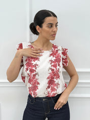 MAGLIA FLOREAL CON INSERTI LUREX NEW SS25