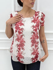 MAGLIA FLOREAL CON INSERTI LUREX NEW SS25
