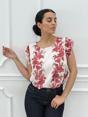 MAGLIA FLOREAL CON INSERTI LUREX NEW SS25