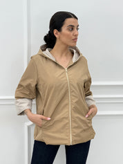 GIUBBINO TAFTA CON CAPPUCCIO NEW SS25