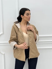 GIUBBINO TAFTA CON CAPPUCCIO NEW SS25