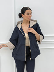 GIUBBINO TAFTA CON CAPPUCCIO NEW SS25
