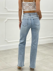 JEANS ZAMPA CON STRASS NEW SS25