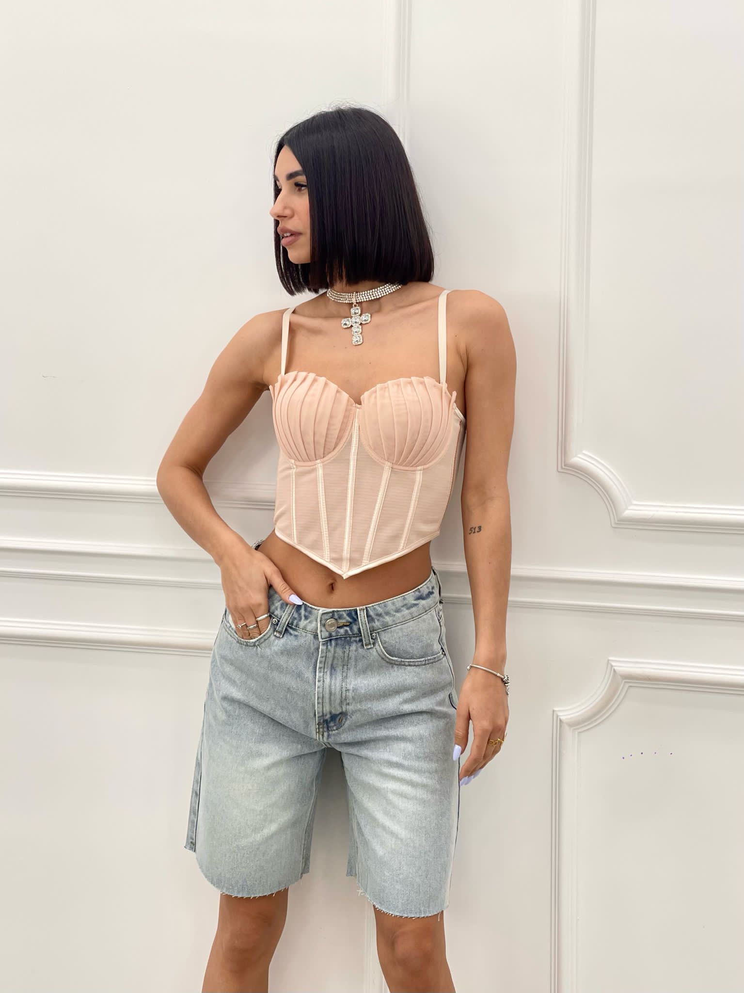 BERMUDA CON STRAPPI NEW SS25
