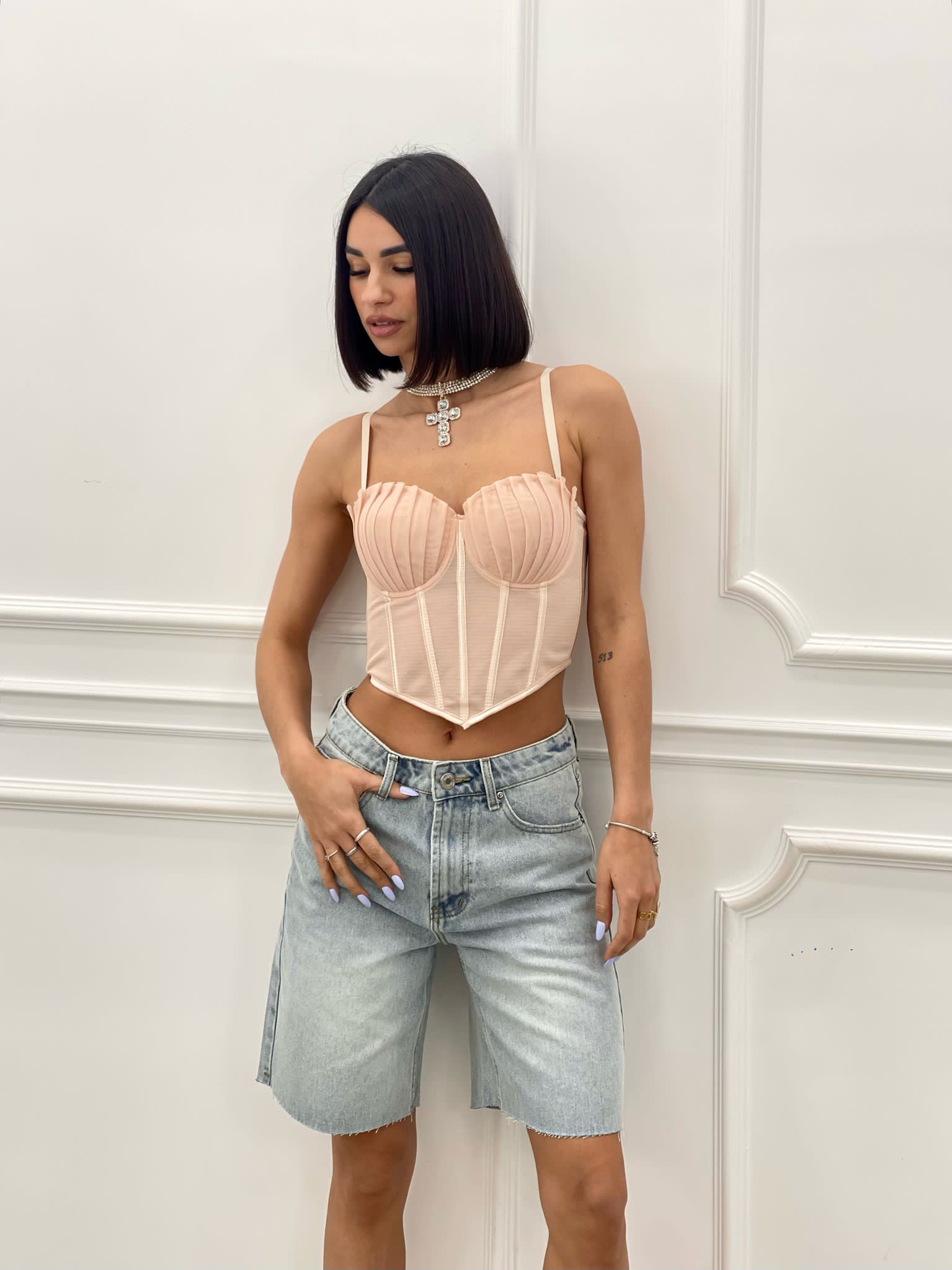 BERMUDA CON STRAPPI NEW SS25