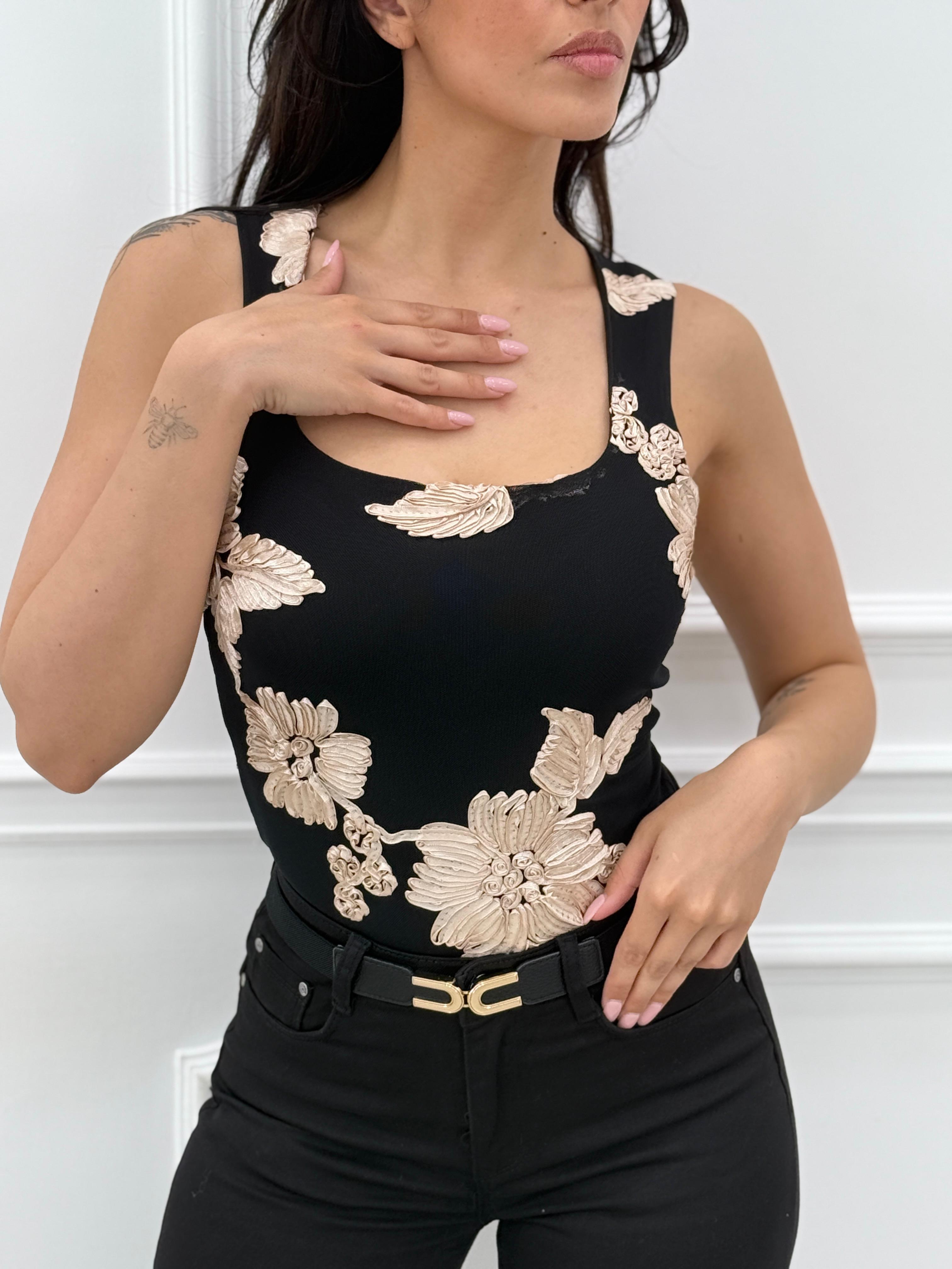 BODY CON RICAMO NEW SS25
