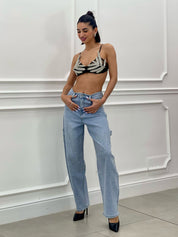 JEANS CARGO SHINE NEW SS25