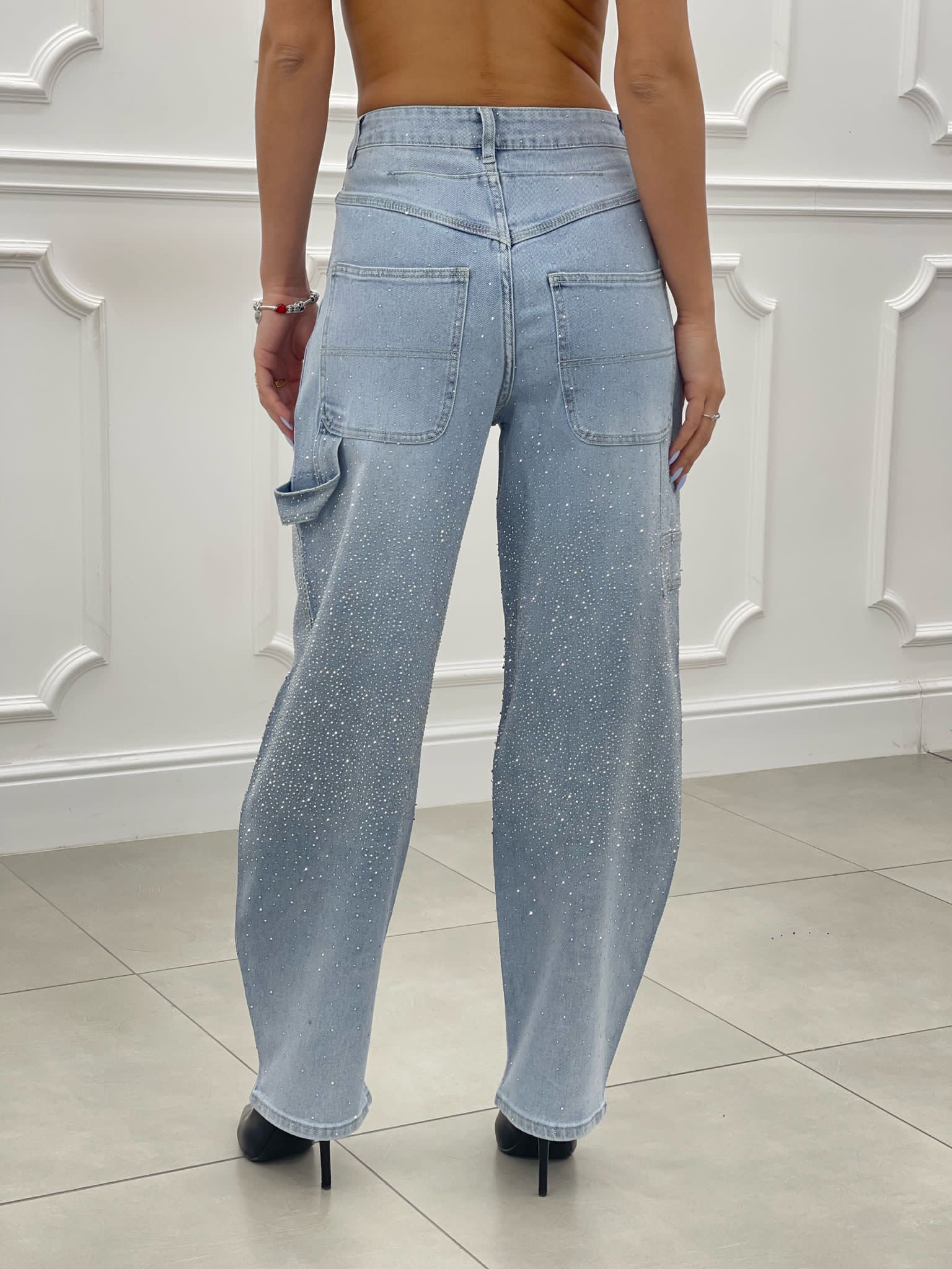 JEANS CARGO SHINE NEW SS25