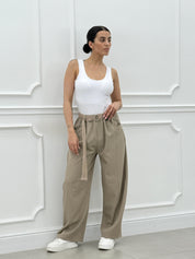 PANTALONE WIDE LEG NEW SS25
