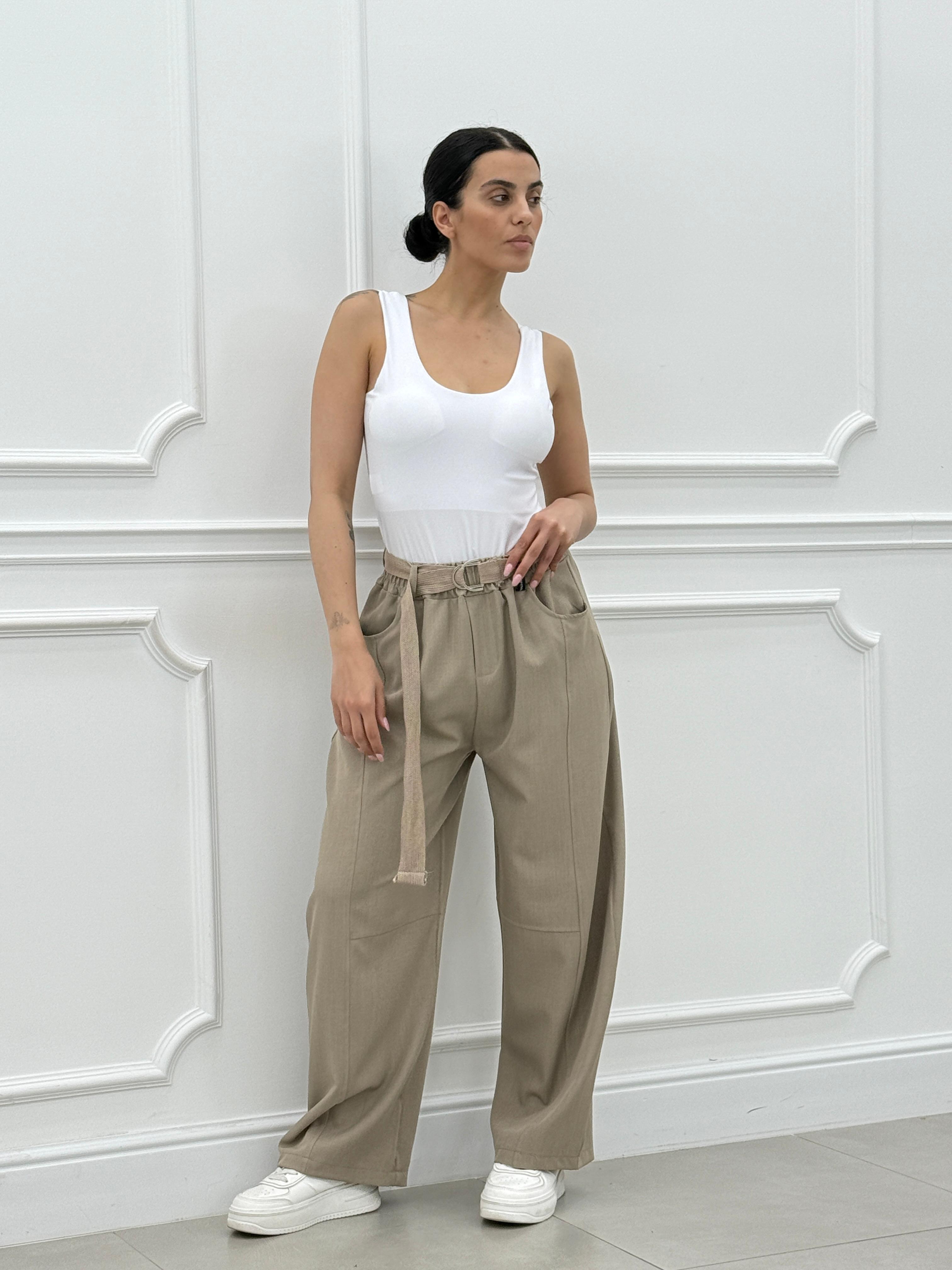 PANTALONE WIDE LEG NEW SS25