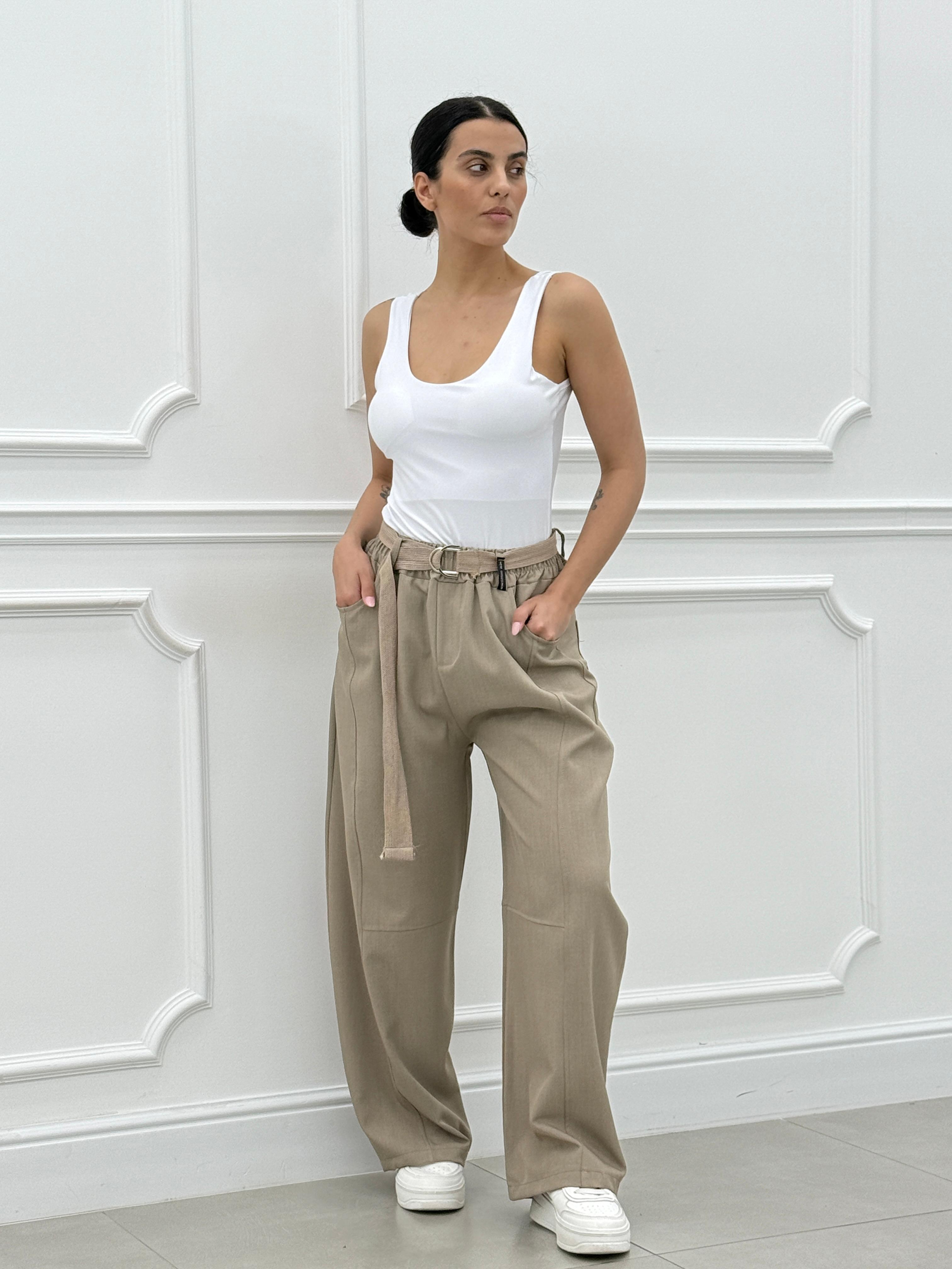 PANTALONE WIDE LEG NEW SS25