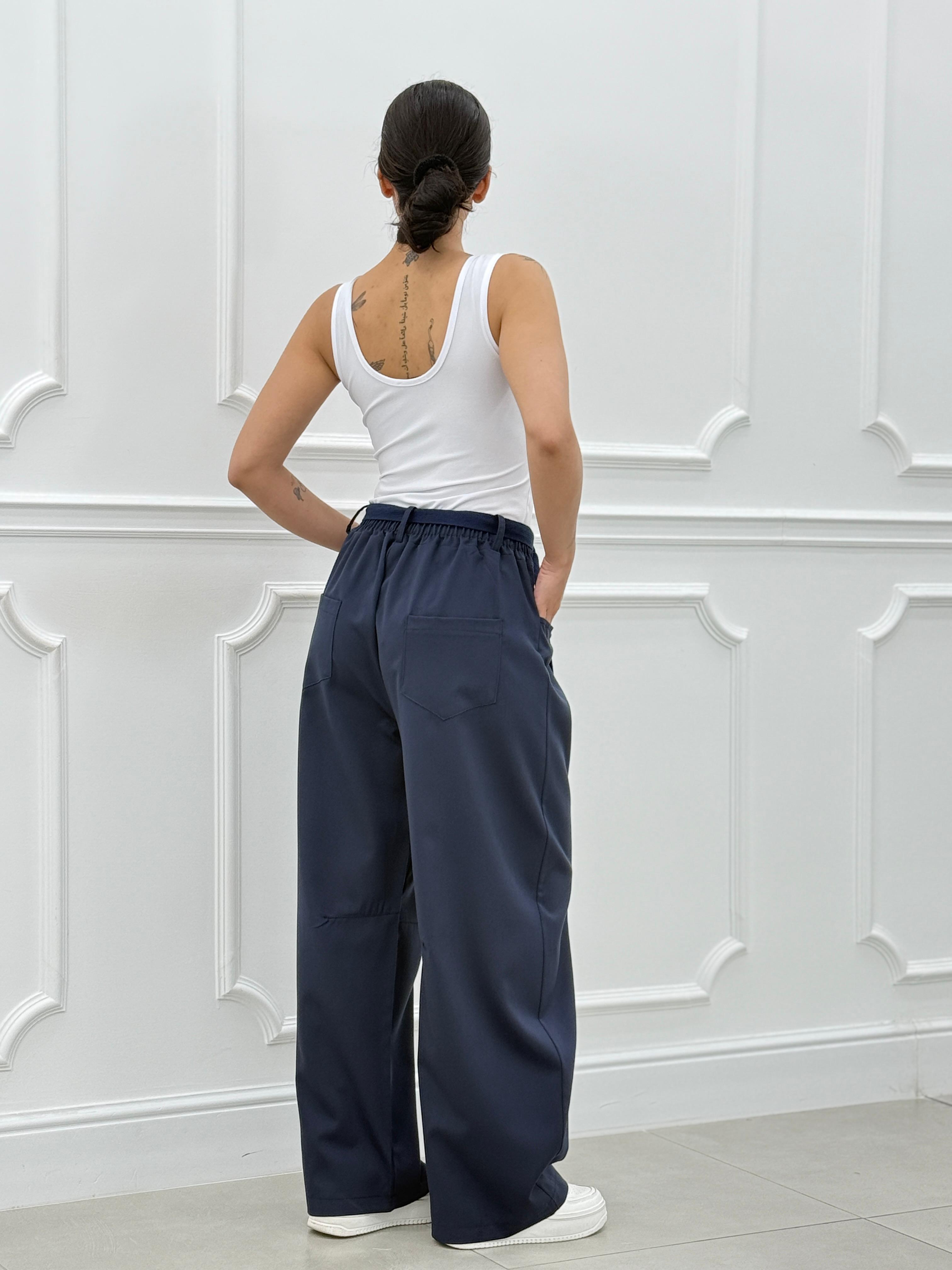 PANTALONE WIDE LEG NEW SS25