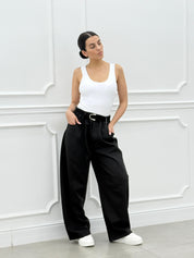 PANTALONE WIDE LEG NEW SS25