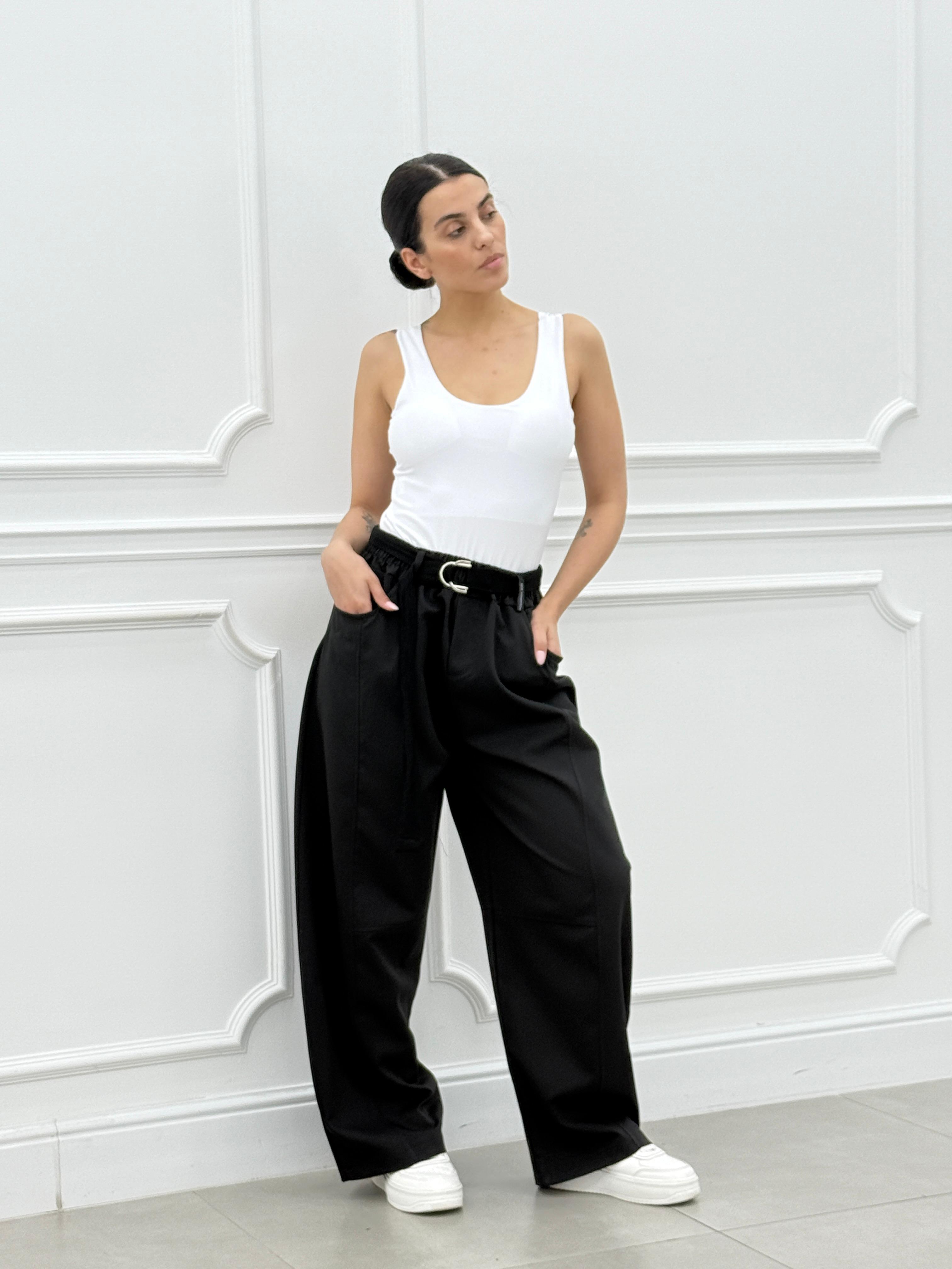 PANTALONE WIDE LEG NEW SS25