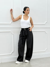 PANTALONE WIDE LEG NEW SS25