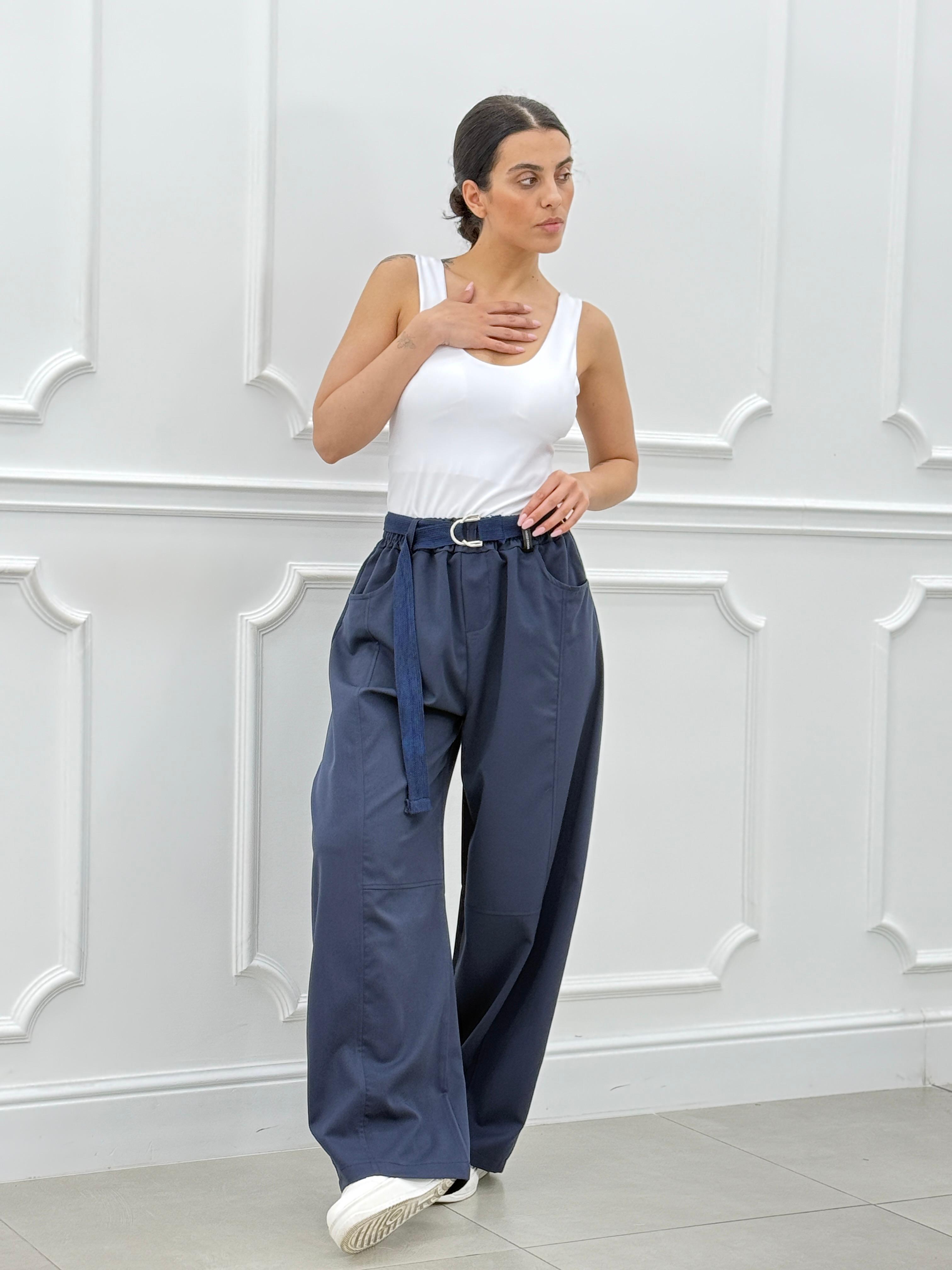 PANTALONE WIDE LEG NEW SS25