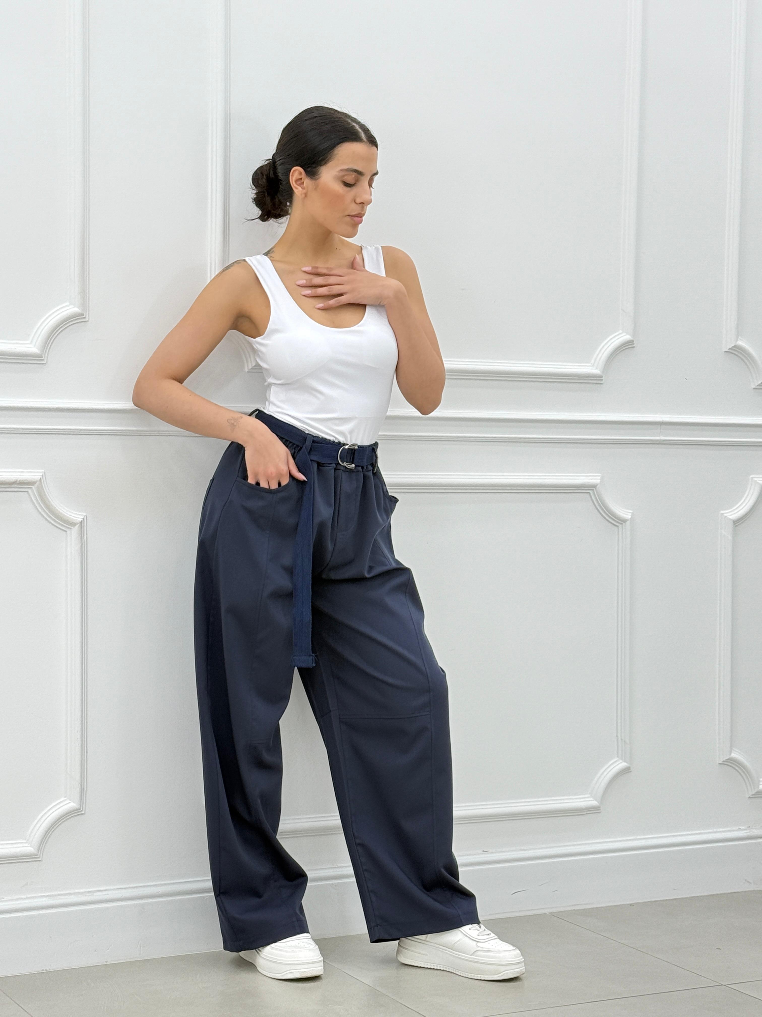 PANTALONE WIDE LEG NEW SS25