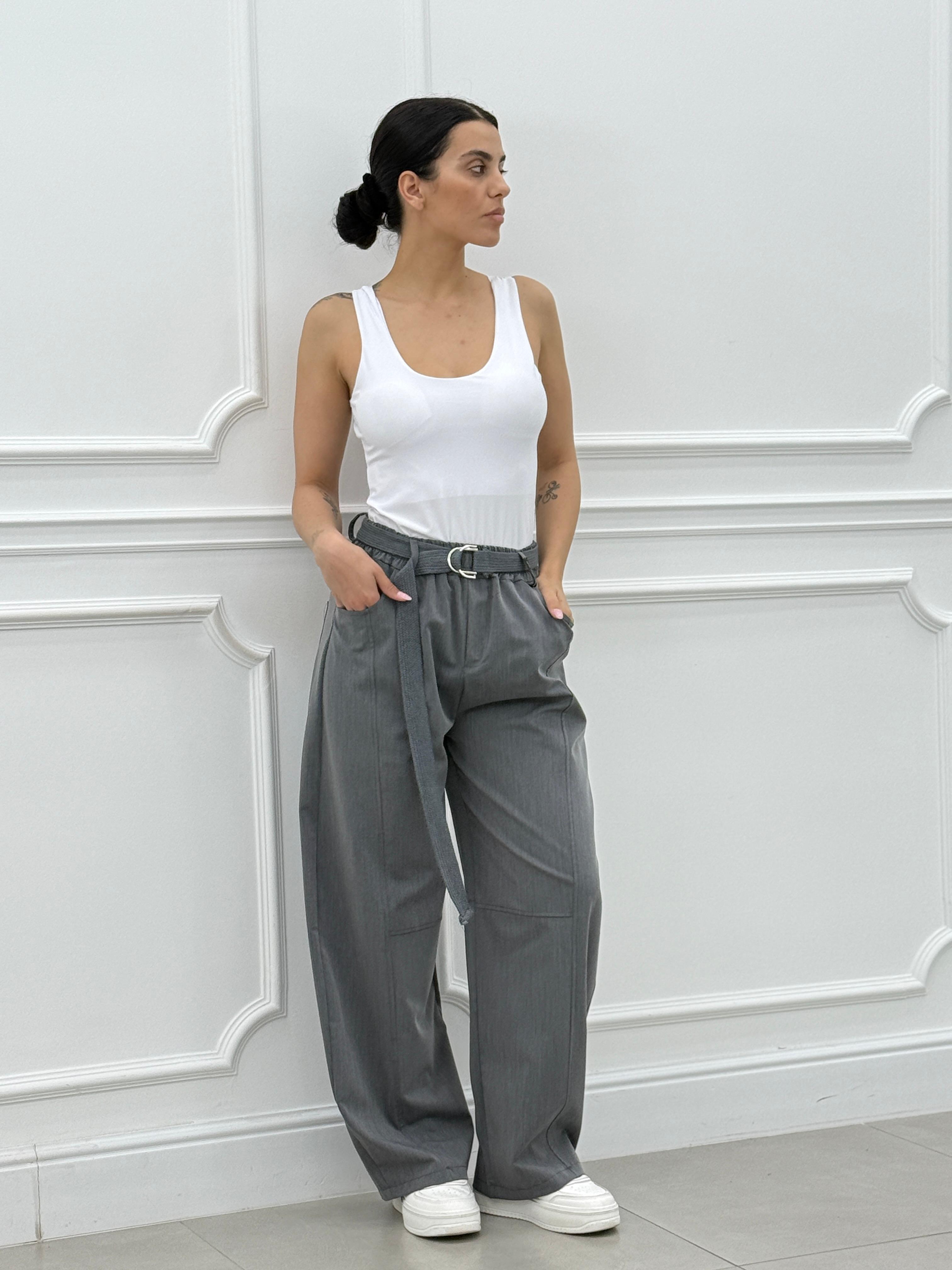 PANTALONE WIDE LEG NEW SS25