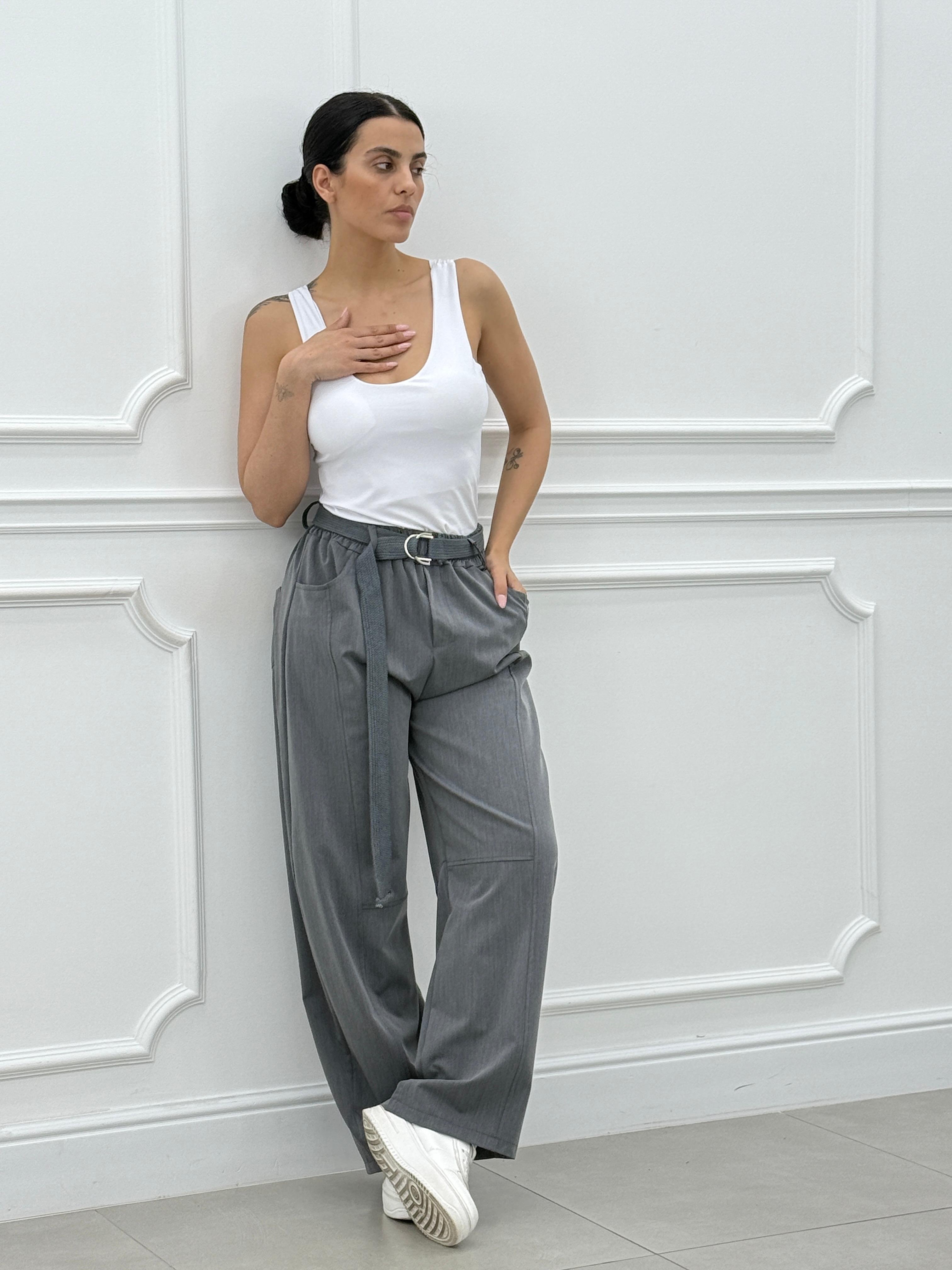 PANTALONE WIDE LEG NEW SS25