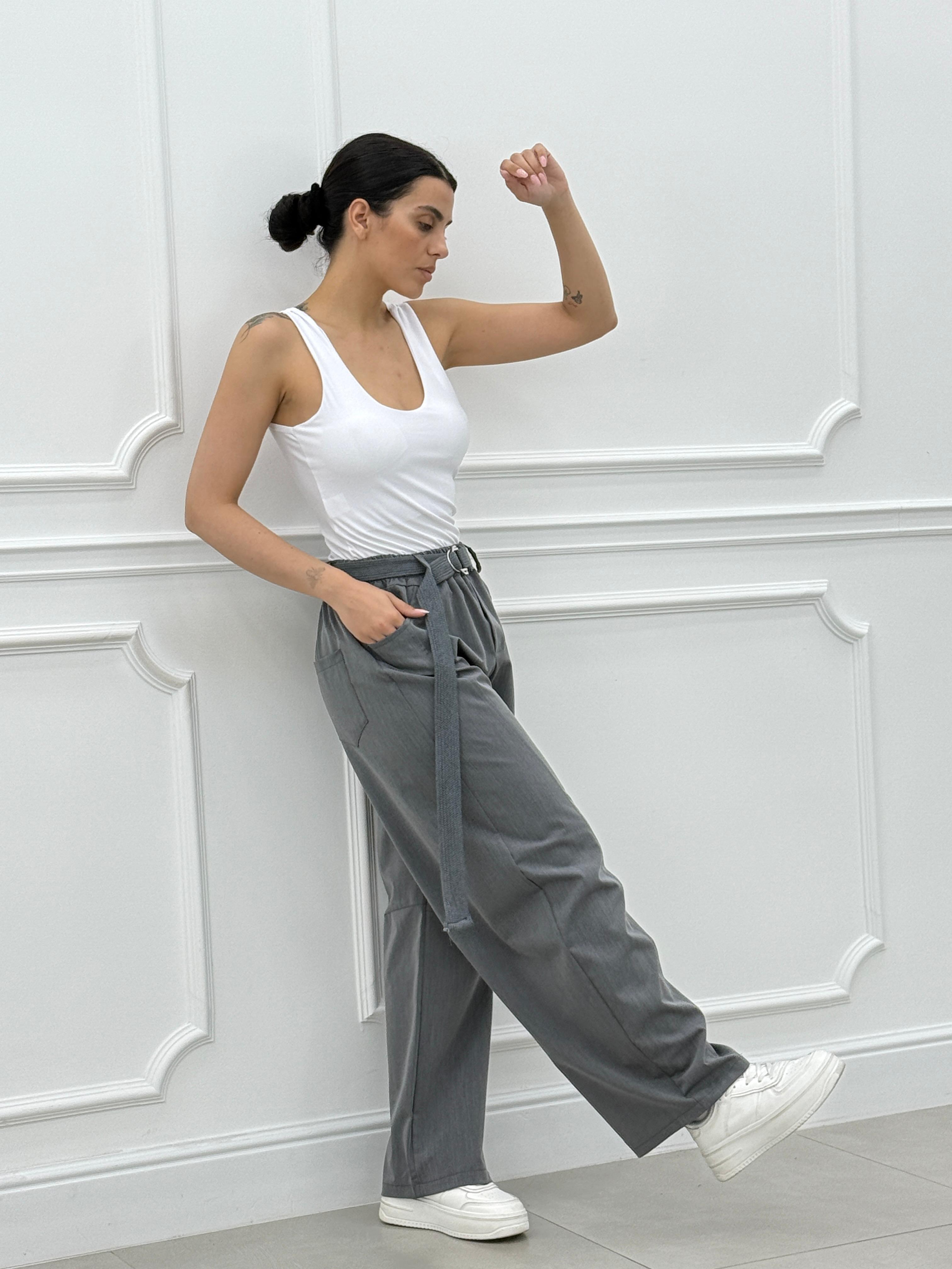 PANTALONE WIDE LEG NEW SS25