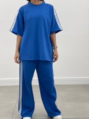 COORDINATO TUTA CON PROFILI LATERALI NEW SS25