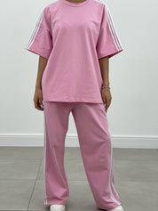 COORDINATO TUTA CON PROFILI LATERALI NEW SS25