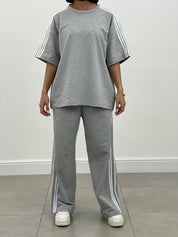 COORDINATO TUTA CON PROFILI LATERALI NEW SS25