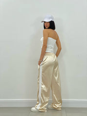 PANTALONE RASO CON BANDA LATERALE NEW SS25