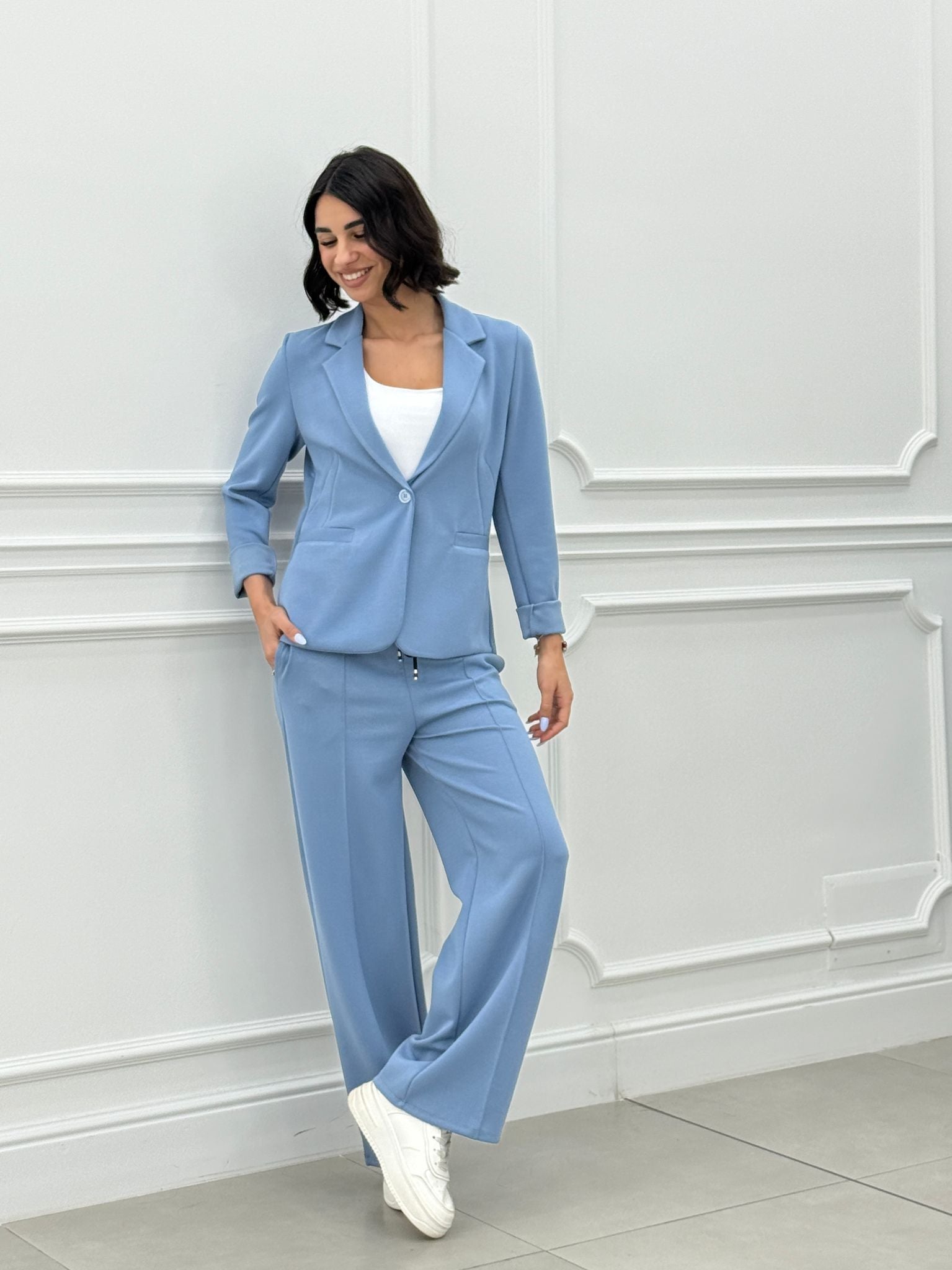 COORDINATO GIACCA E PANTAPALAZZO NEW SS25