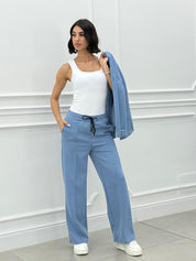 COORDINATO GIACCA E PANTAPALAZZO NEW SS25